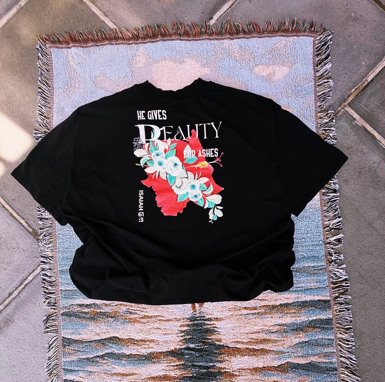 Beauty For Ashes Oversized Tee