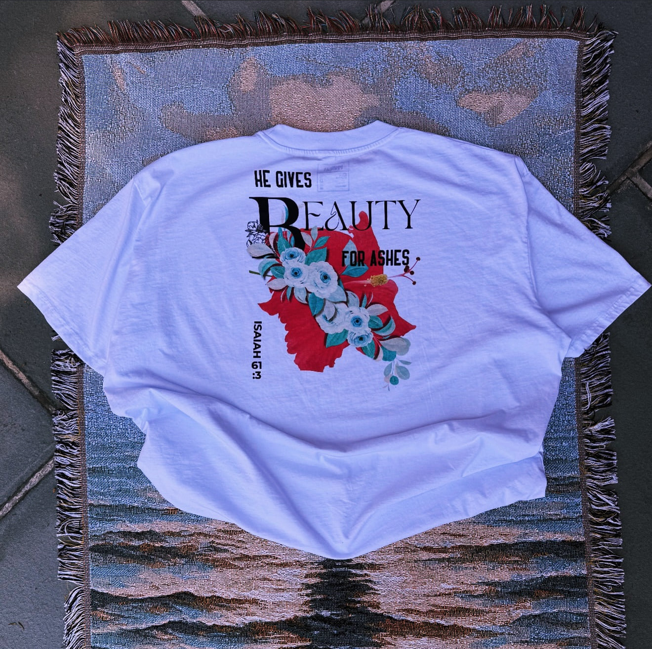 Beauty For Ashes Oversized Tee